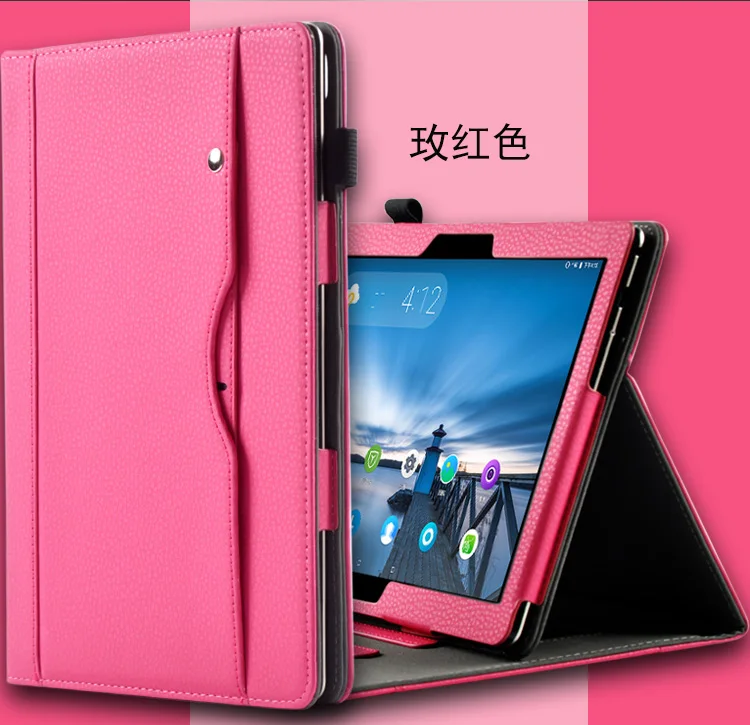 Для lenovo tab E10 чехол с узором из искусственной кожи ручной держатель чехол для lenovo TB-X104F/N 10,1 дюймов чехол для планшета+ Бесплатный стилус