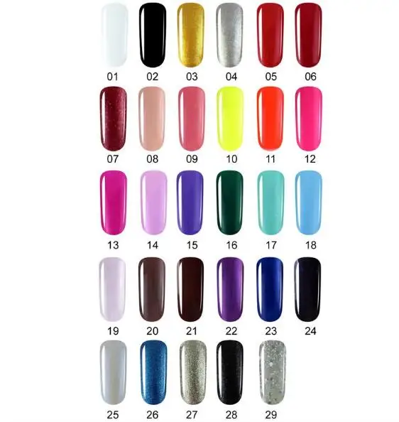 CATUNESS Lovely 29 COLORS Nail Polish Candy Art Beauty UV LED Lamp Gel Lucky Hybrid Long-lasting Varnish | Красота и здоровье