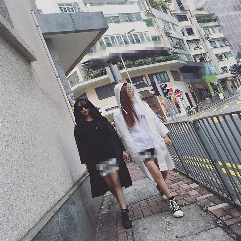 Флуоресцентный Цвета летние длинные солнцезащитный крем Женские плащи с