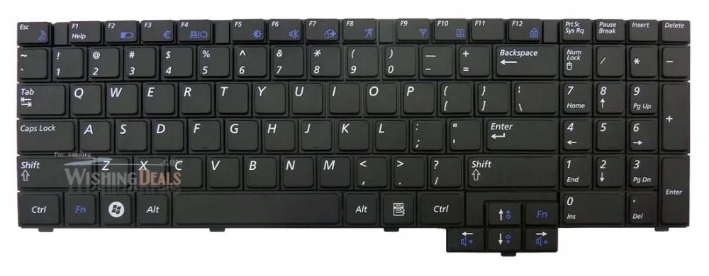 НОВЫЙ США UI клавиатура для Samsung NP R523 np-r523 R528 np-r528 r538 np-r538 r719 np-r719 RV508 np-rv508 RV510 s3510