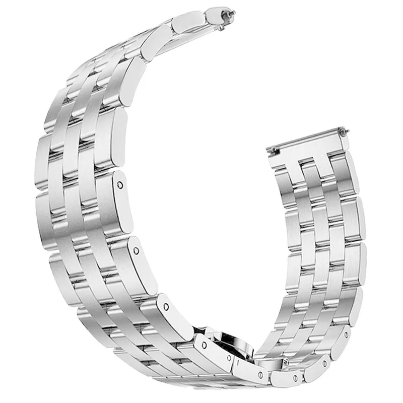 Для samsung Galaxy Watch 46 мм/gear S3 полосы 22 мм нержавеющая сталь металлическая пряжка бабочка ремешок для gear S3 Frontier/классический ремешок