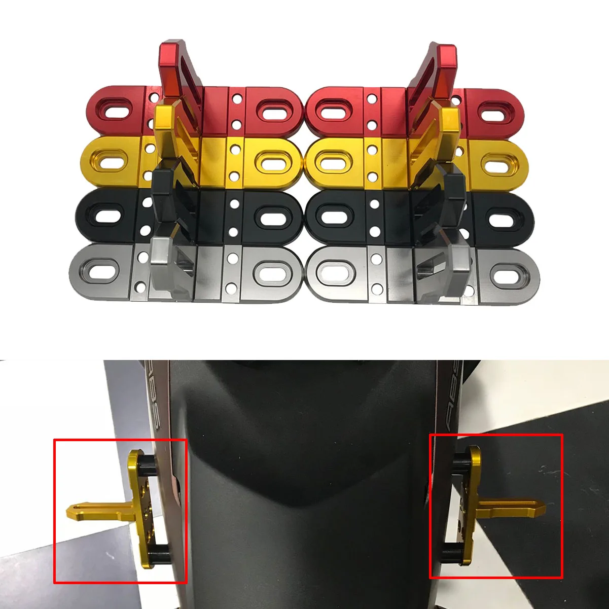 Аксессуары для мотоциклов NMAX155 125 кронштейн противотуманных фар 2015 2018 2019 Yamaha NMAX
