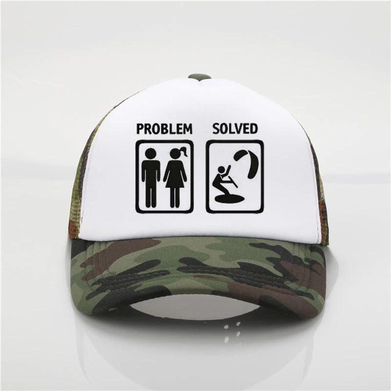 Проблема решена печать бейсбольная кепка для мужчин и wo мужские летние трендовые