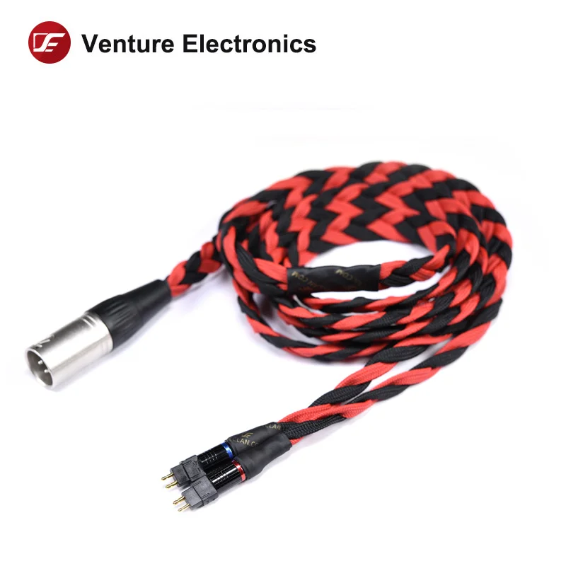 Venture ElectronicsBasic Black litz HD600 hd6xx 2 5 мм 4 сбалансированный кабель для наушников|headphone