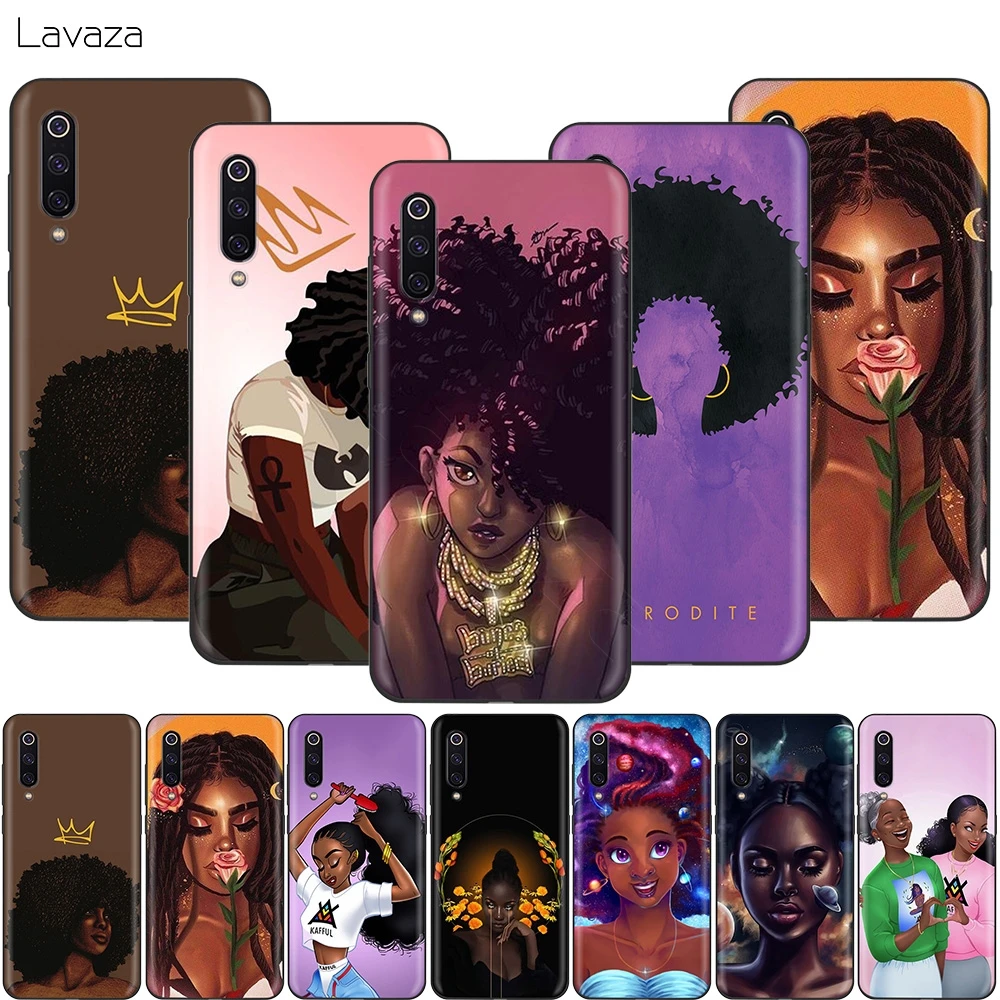 Lavaza меланин Poppin черный девушка чехол для Xiaomi 9T Pro CC9 A3 Redmi K20 7A Huawei Honor 20 9X P20 Lite Nova 5i