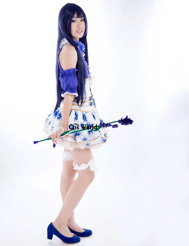 Love Live School Idol Project Sonoda Umi платье топ с цветочным рисунком наряд для униформы костюмы