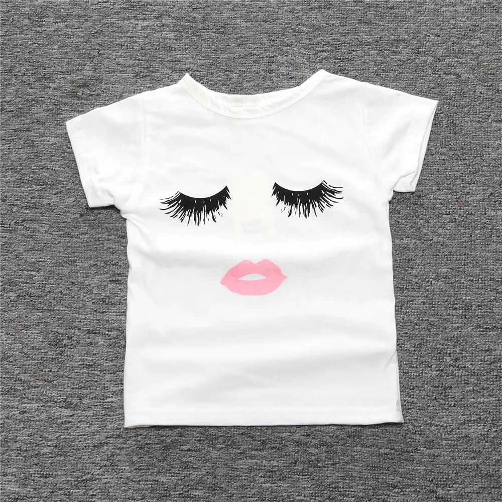 Детская летняя футболка для девочек 3 24 месяцев 2017|baby tshirt|tshirts for girlskids t-shirt |