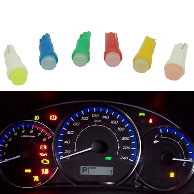 20 штук Авто 12 В свет Керамика Dashboard Light Клин Свет автомобиля Лампа 1 SMD Подсветка