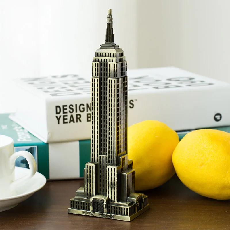 

The famous New York The Empire State Building building landmark tourism souvenir gift model metal ornaments