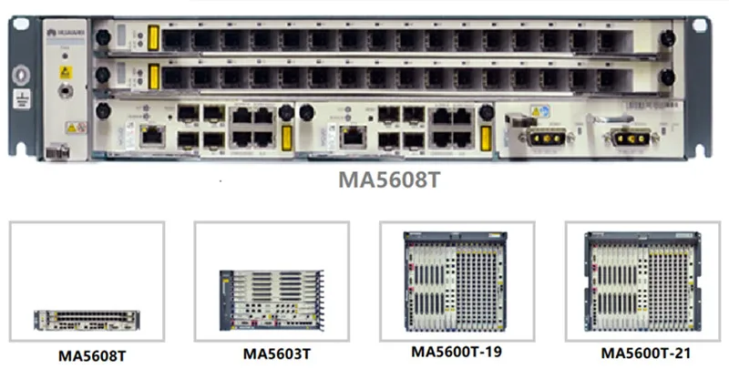 MA5800 X17 GPON EPON 10GOLT Оптический линейный терминал 2 * МПЛА Пила DC Мощность Поддержка GPHF