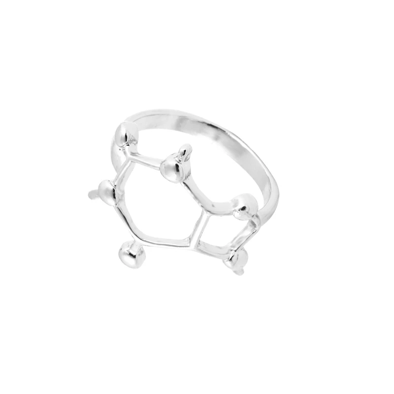 Yiustar Модные украшения Кольца кофеин молекула кольцо Пособия по химии Jewelry наука