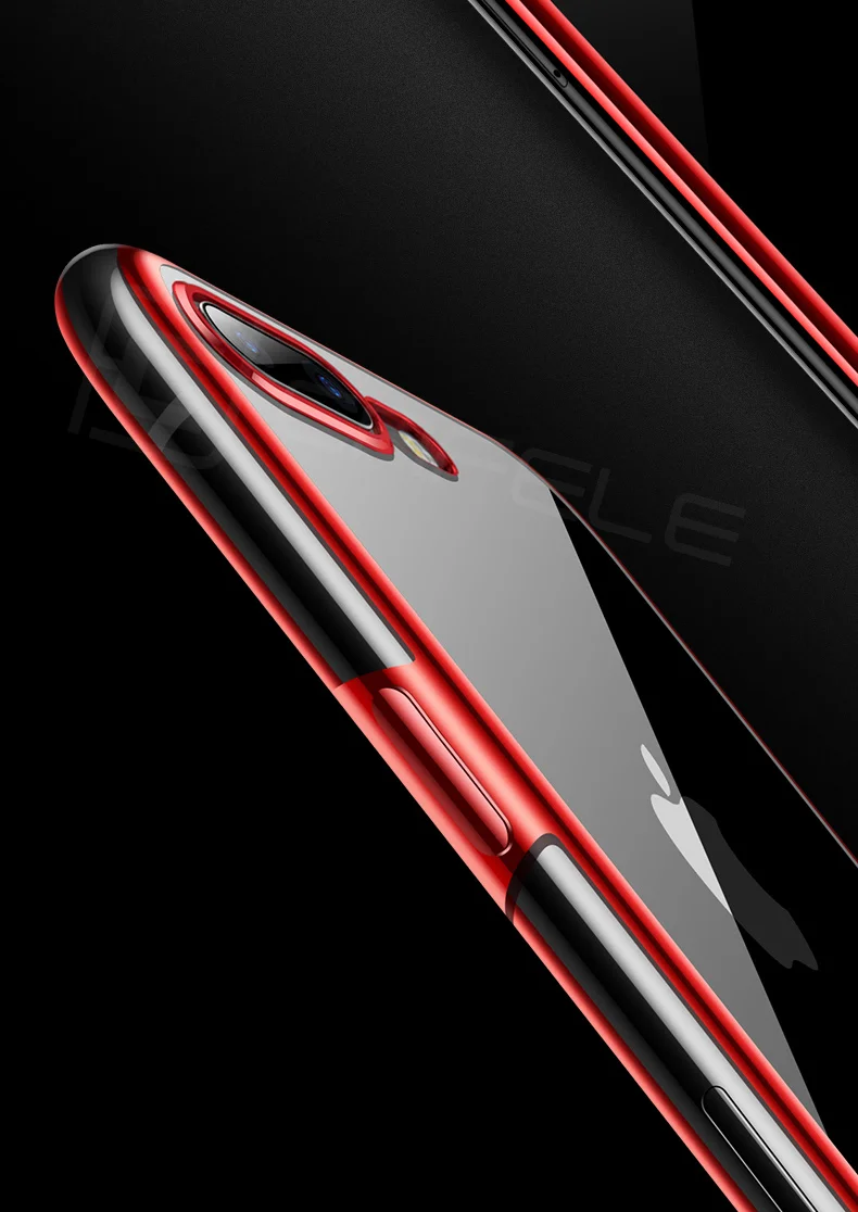 Роскошный чехол Cafele для iPhone 7, 8 Plus, кристально чистый мягкий чехол из ТПУ для iPhone 8, 7 Plus, ультратонкий