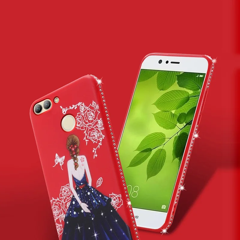 Чехол HeyJingles для Huawei Nova 2 Защитный Мягкий протектор юбка девочек милый блестящий