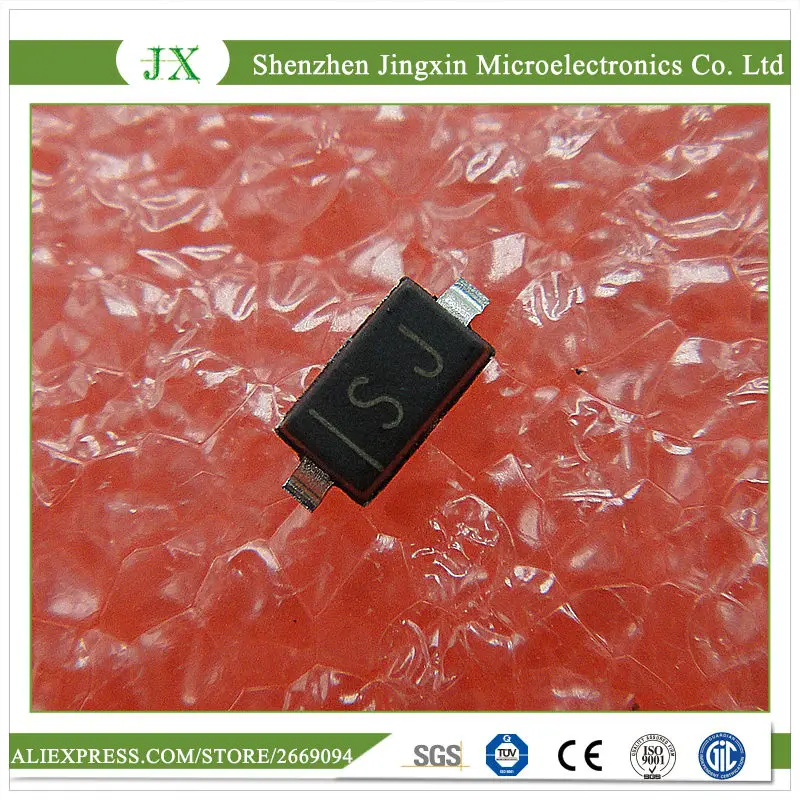 Диод Шоттки SJ 1N5817W 1N5817 200 5817 SMD бесплатная доставка | Электроника