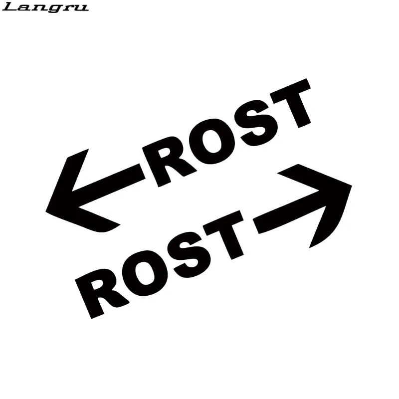 Langru новый дизайн Автомобильная наклейка Rost Look забавная индивидуальный