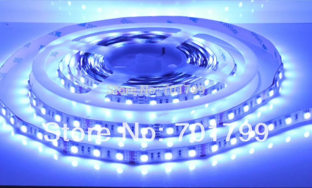 Фото Светодиодная лента 5050 SMD 12V гибкий свет 60LED/m 5m 300LED белый теплый синий зеленый Светодиодная лента 5050 SMD 12V гибкий свет 60LED/m 5m 300LED белый теплый синий зеленый