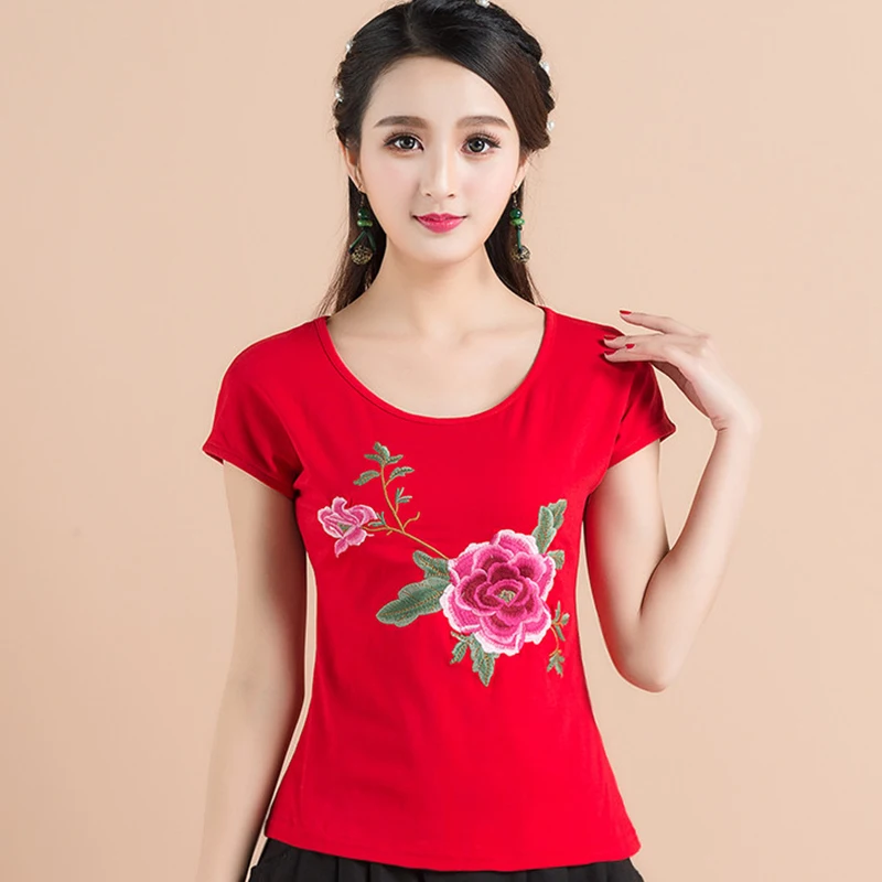 Camisa Feminina Топы Футболка в винтажном стиле Сезон лето футболка для женщин Большие