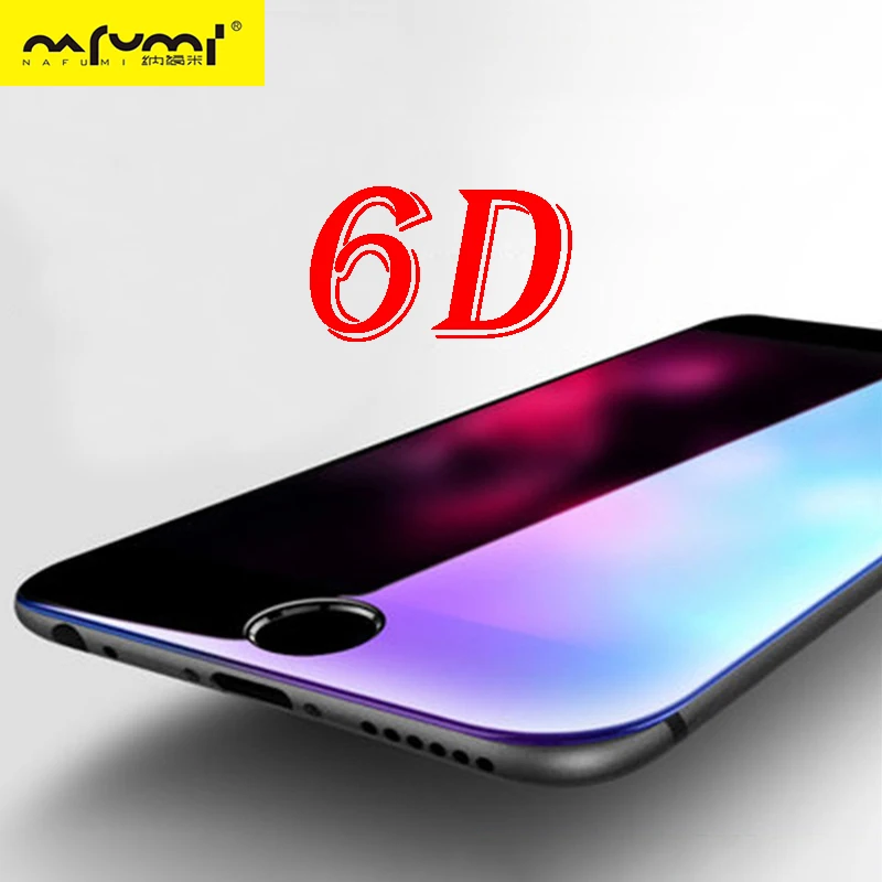 6D закаленное стекло для iPhone 6 защита экрана s 8 Plus телефона на 7 стекло|Защитные