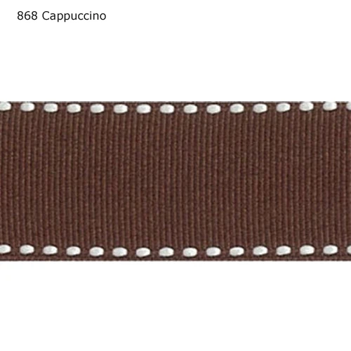 

5/8" inch 16mm Cappuccino stitching ribbon