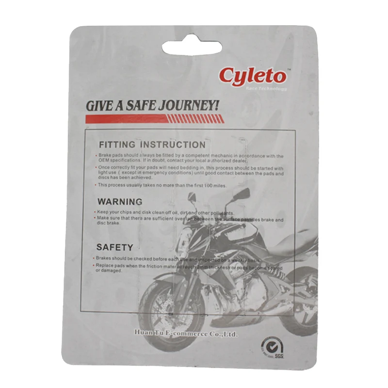 Передние тормозные колодки Cyleto для мотоцикла HONDA MB 5 1982 CG125 CG 125 ES12 ES2 ES3 ES4 2001-2004 AYC250R