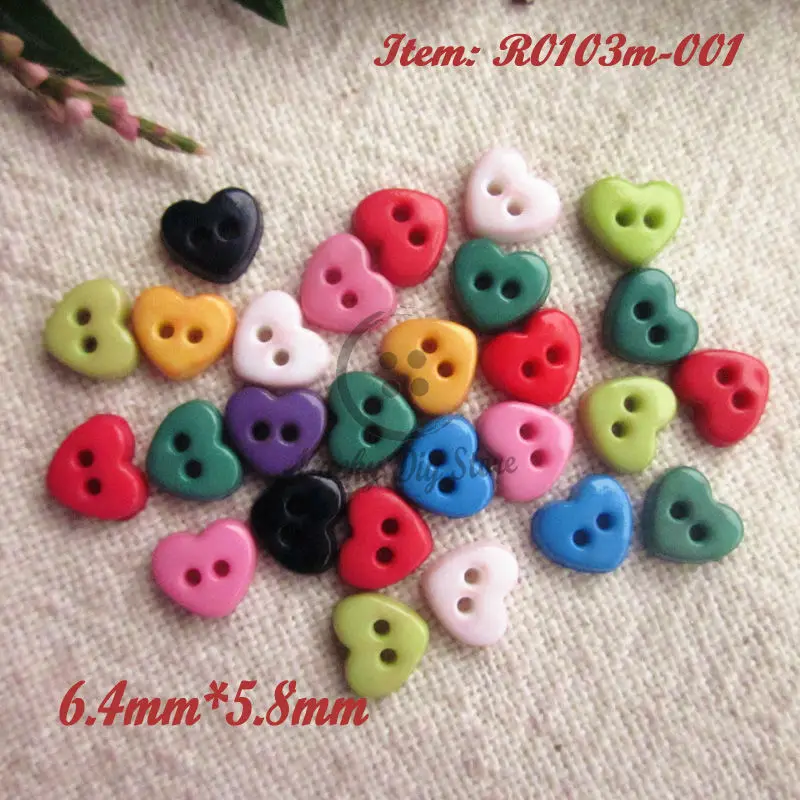 144 шт. мини пуговицы в форме сердца 6 мм|little buttons|mini buttonsdoll buttons |