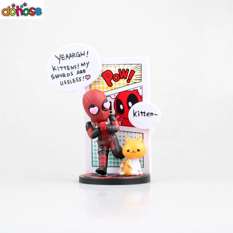 Дэдпул фигурка езда пони комиксы Marvel мини яйцо атака серии MEA 003/MEA 006 игрушка для