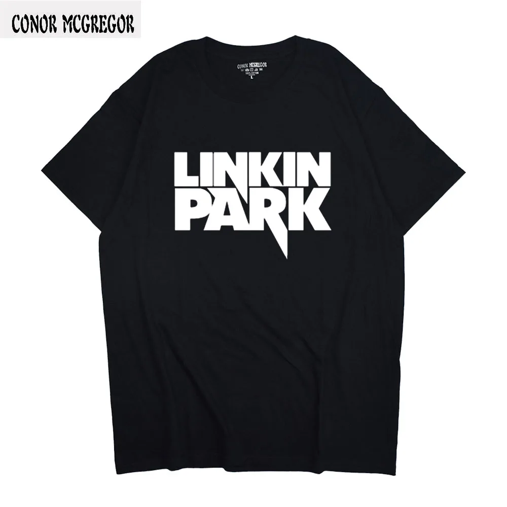 2018 летняя модная мужская футболка Lincoln LINKIN Park хлопок Linkin брендовая одежда