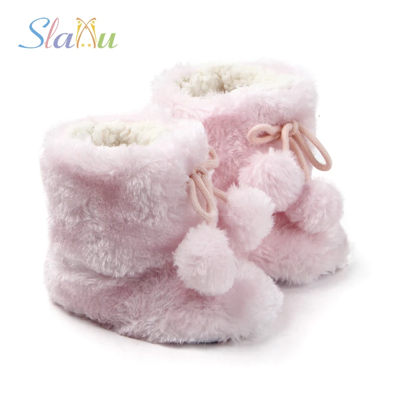 Принцессы для маленьких девочек зимние сапоги новорожденных мягкая подошва