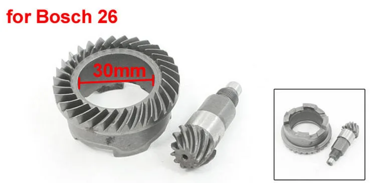Набор спиральных зубчатых шестерен для электроинструмента Bosch 26|gear pinion set|for