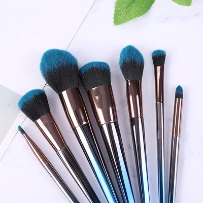 Seven black jump blue rink brush foundation beginner make-up tools do not eat powder makeup | Красота и здоровье