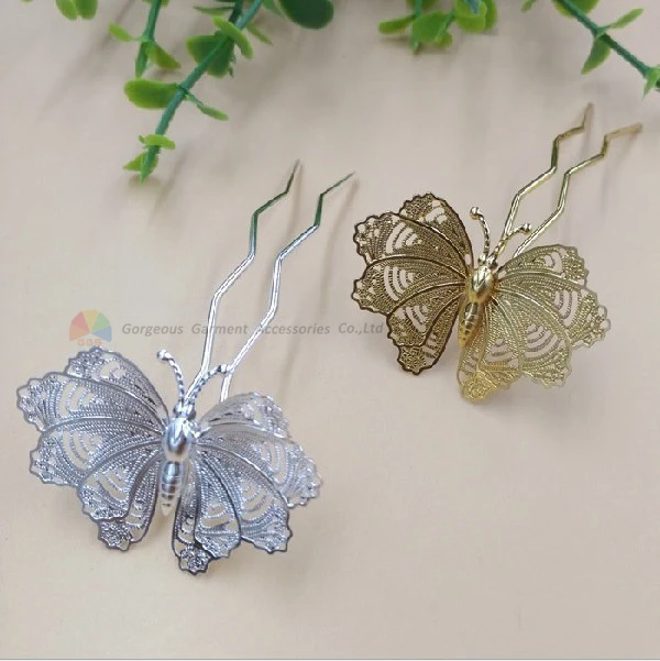 10 шт. винтажные латунные шпильки для волос | Дом и сад