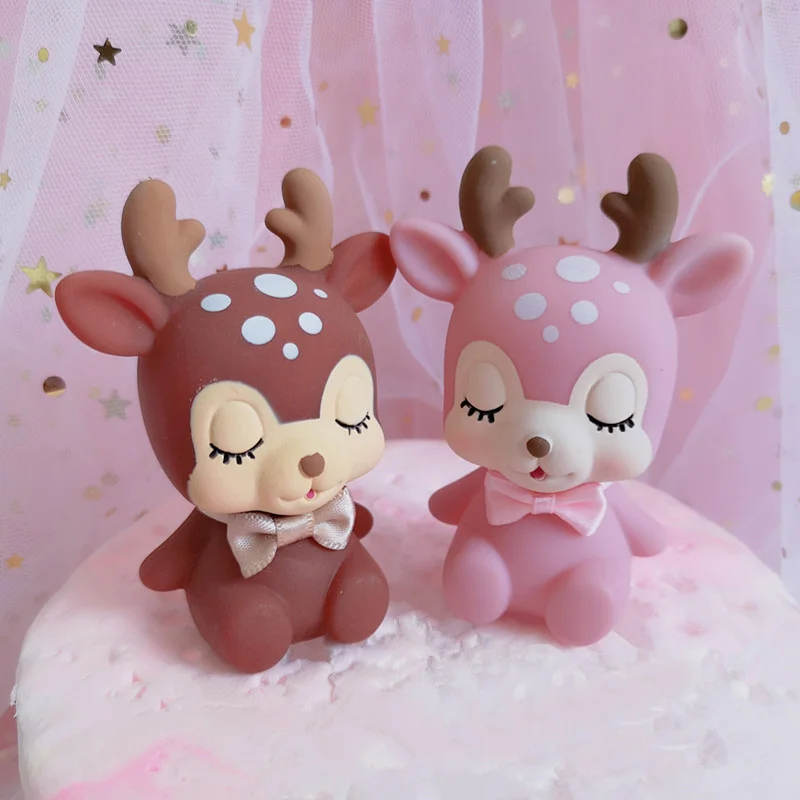 Декоративные фигурки для торта Sika Deer вечерние украшения свадебного десерта
