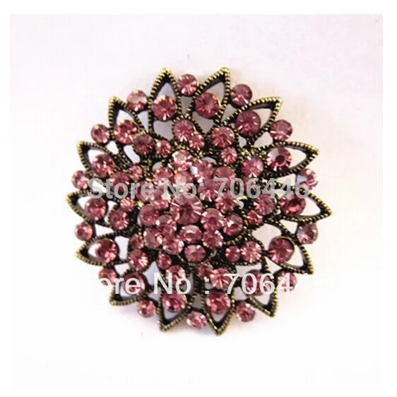 1 7 дюймовый Винтажный стиль серебряный цвет стразы со стразами фотоаксессуар для