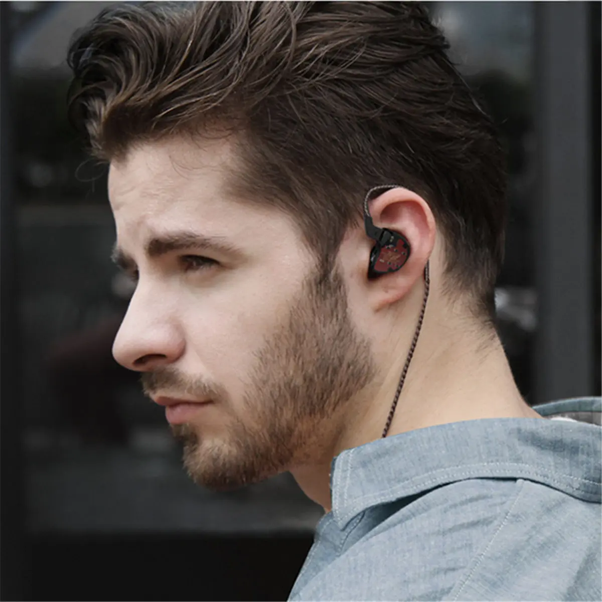 KZ ZS10 4BA с 1 динамическим гибридным наушником HIFI DJ Monito спортивные наушники для бега