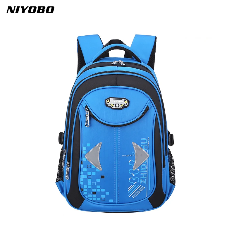 

NIYOBO Safe Reflective Kids School Bags Cartoon Words Print Dolls Canvas Backpack Baby Girls Boys Book Bag teenagers Rucksacks