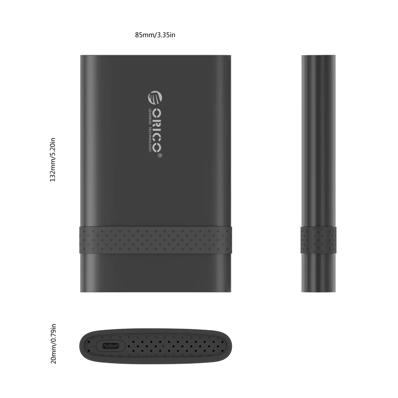 Чехол для жесткого диска ORICO 2 5 дюйма USB 3 1 Gen Type C к SATA 0 сверхскоростная коробка HDD