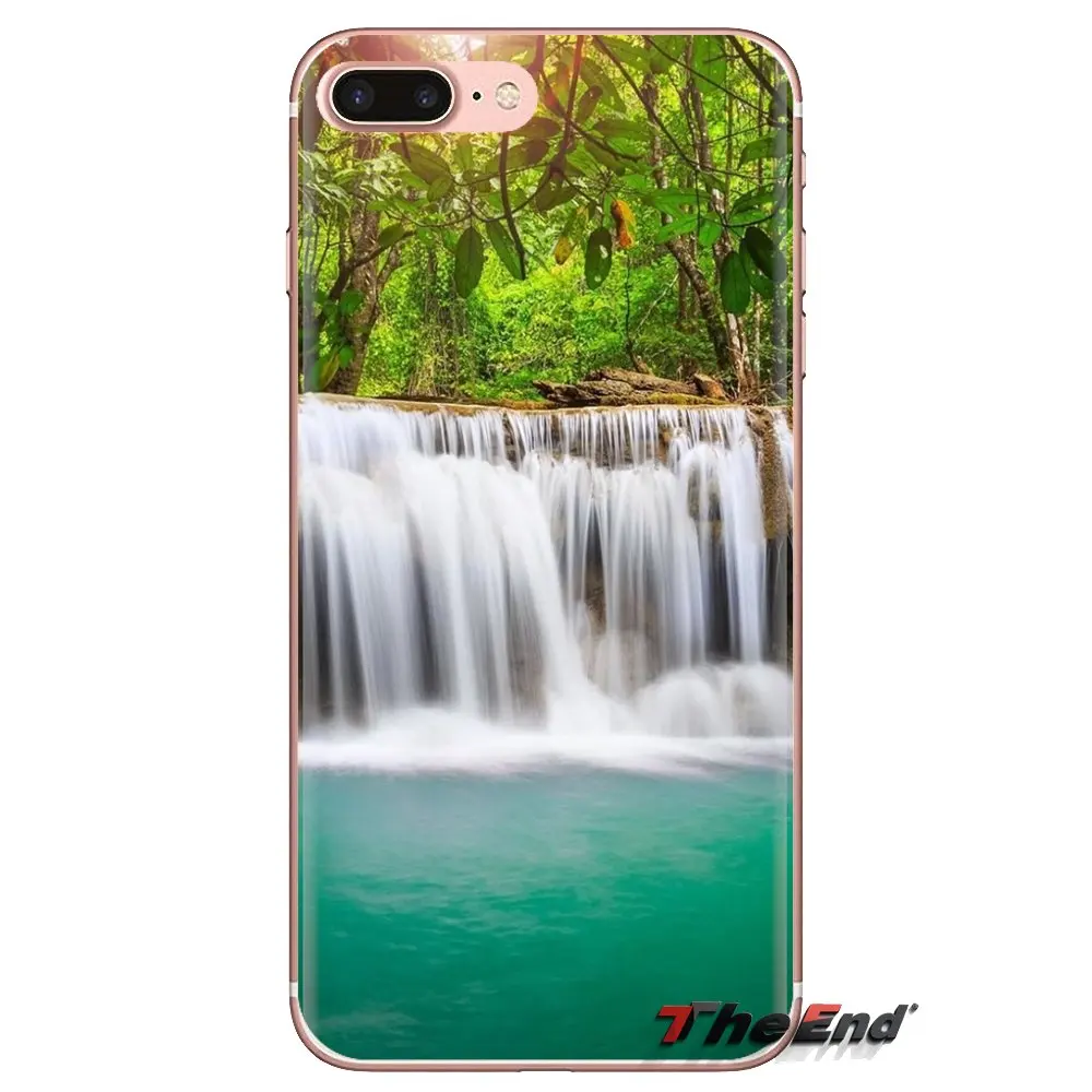 Soft Transparent Shell Covers Waterfall Wallpaper For Samsung Galaxy S3 S4 S5 Mini S6 S7 Edge S8 S9 S10 Plus Note 3 4 5 8 9 |
