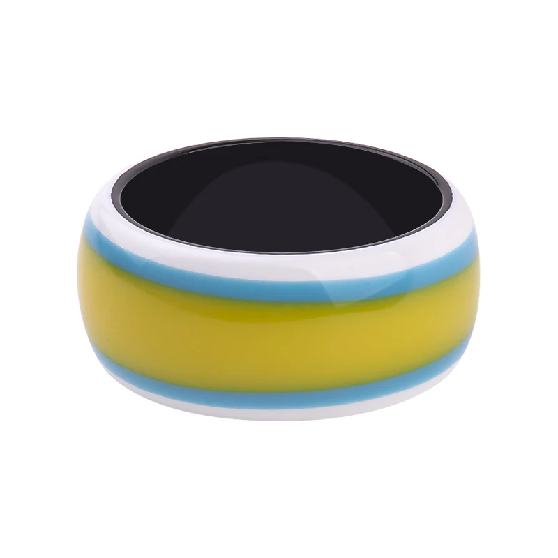 GuanLong Brand Design Colorful Stripe Resin Bangles For Office Ladies Fashion Bangle Bracelet Jewelry Wholesale | Украшения и