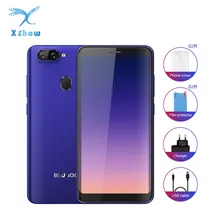 Смартфон Bluboo D6 Pro D6, Android 8,1, четырехъядерный, 5,5 дюймов, сканер отпечатков пальцев, 2 Гб ОЗУ, 16 Гб ПЗУ, две sim-карты, аккумулятор 2700 мАч, 720 P, мобильные телефоны