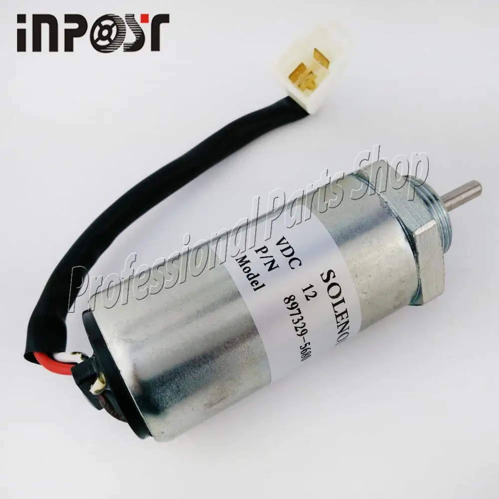 12V экскаватор двигателя Стоп соленоида 897329 5680 8973295680 для экскаватора EX400 Isuzu 3LD1 3LD2