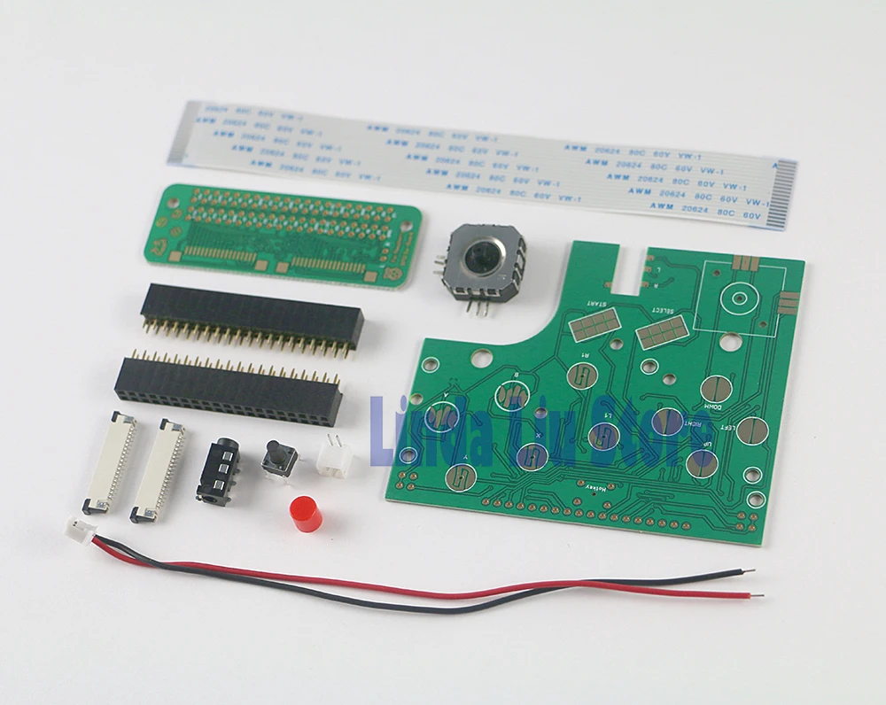 5 компл./лот для Game Boy GB Zero DMG 01 6 кнопок печатная плата переключатель набор проводов
