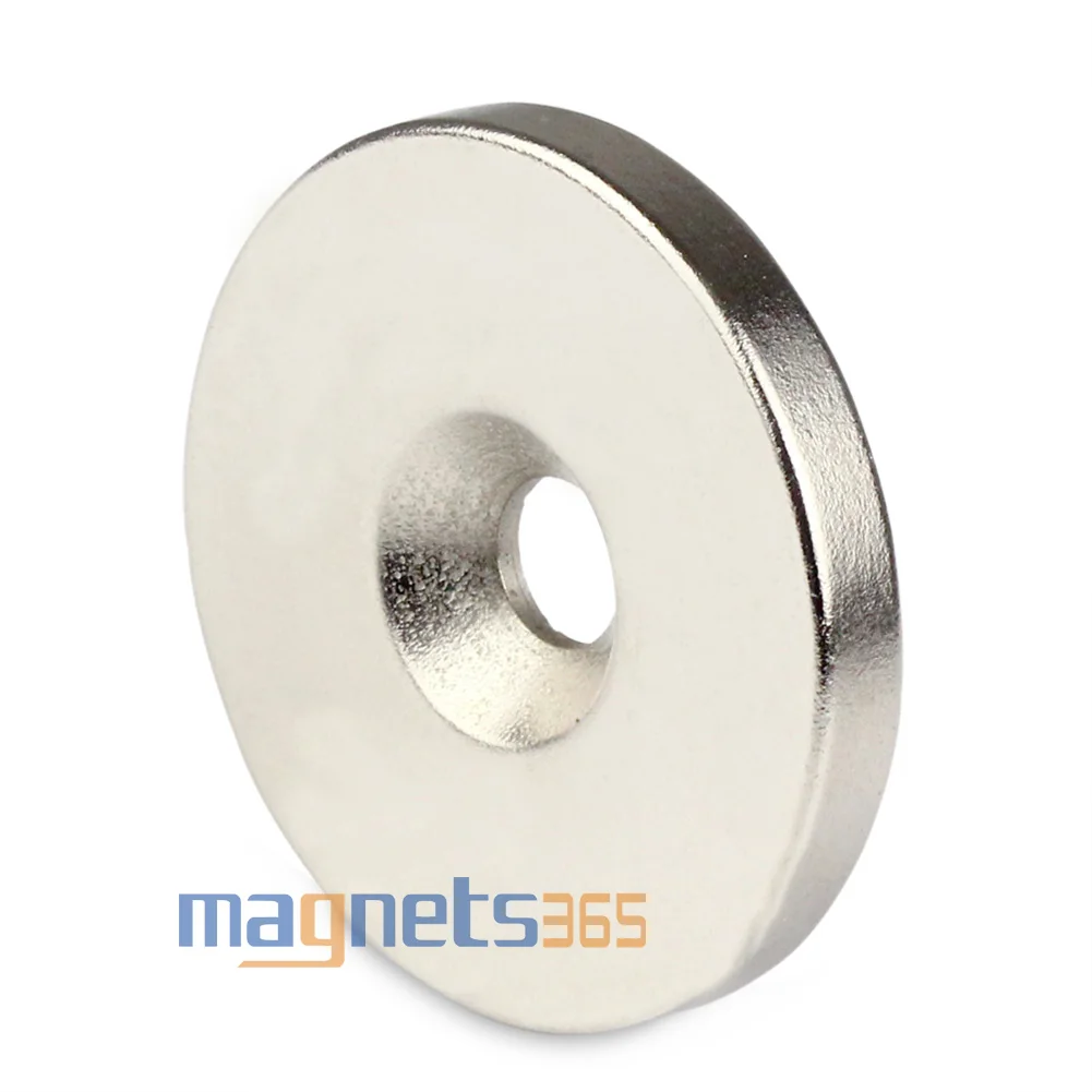 OMO Magnetics 1 шт. сильные круглые кольцевые магниты 35 мм x 5 отверстие 6 Редкоземельные