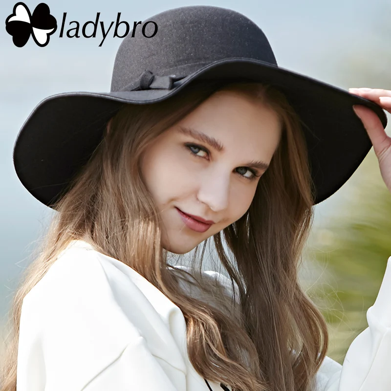 Женская шляпа-Кошечка ladibro вязаная шляпа с бантом имитация шерсти для осени и