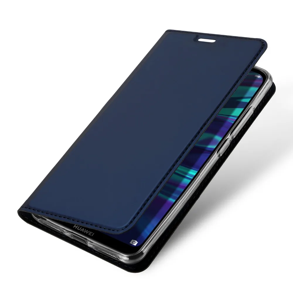 Кожаный чехол для Huawei Y7 2019 роскошный флип 6 26 дюйма телефона Prime чехлы