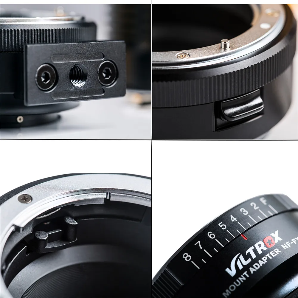 Viltrox NF FX1 адаптер объектива с креплением на штатив кольцо диафрагмы для Nikon G & D Mount