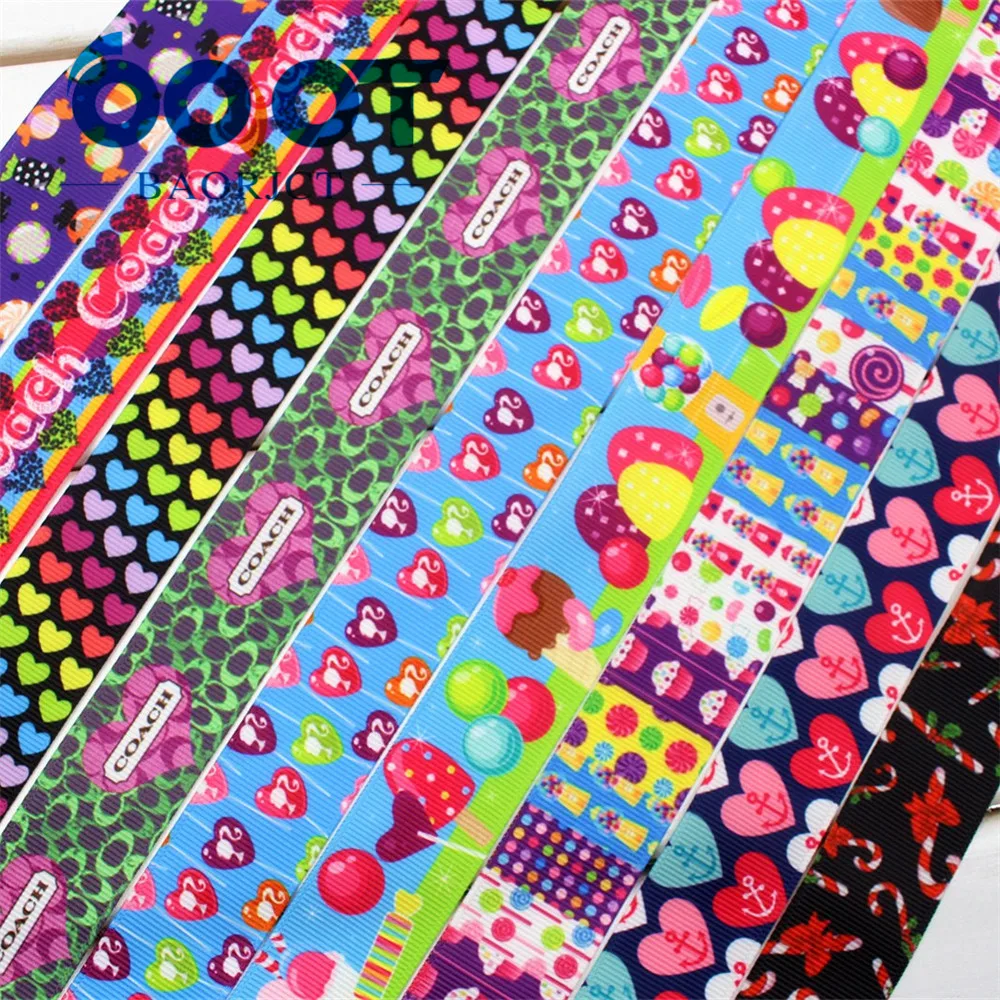 OOOT BAORJCT 1722581 1 'ཕ ММ мультфильм Печатных grosgrain ленты DIY ручной работы аксессуары