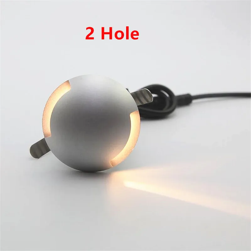 3 Вт LED подземный свет 12В 24В наружное ландшафтное освещение IP67 утопленный