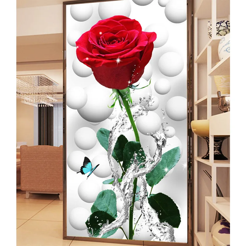 DIY 5D Sale Diamond Embroidery Mosaic Rose Love Full Painting Cross Stitch 3D Decoration | Дом и сад