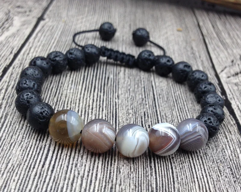 Регулируемые бусины из камня диаметром 10 мм 8 мм|cord bracelet|bracelet adjustablebead weaving |