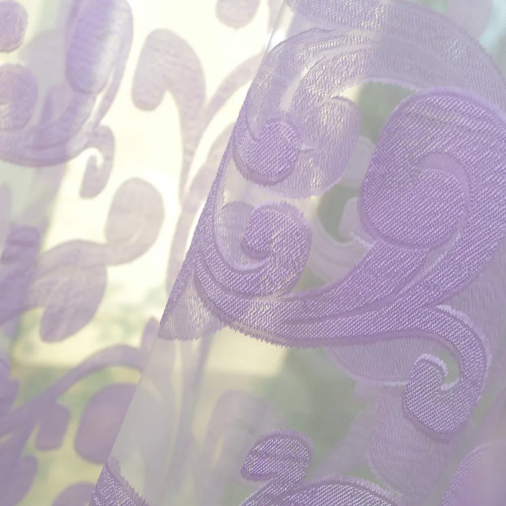 NAPEARL дизайн листьев деревенский белый занавес тюль ткани занавески для окна